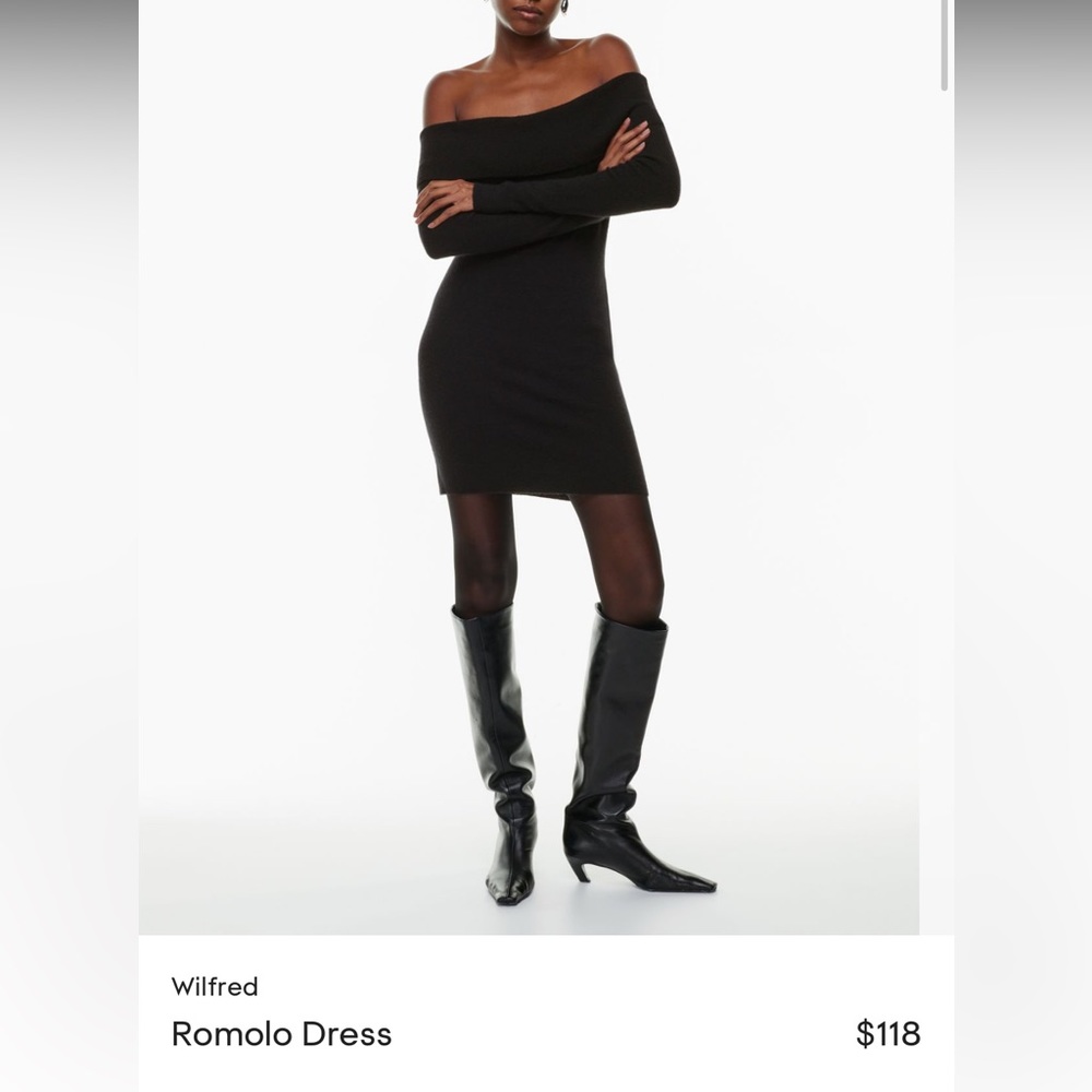 Wilfred romolo dress black size small